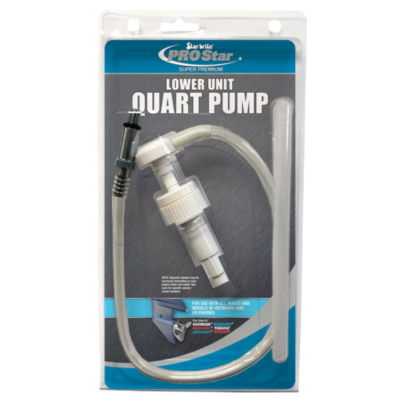 Lower Unit Quart Pump & Lube Tube with optional adapter